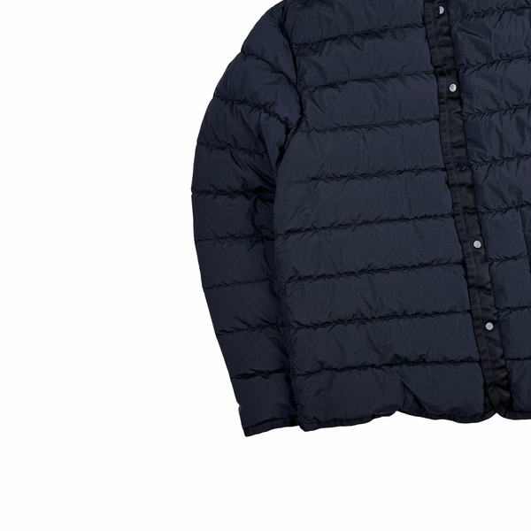 CP Company Navy Micro Kei Double Layer Hooded Goggle Field Jacket - Medium