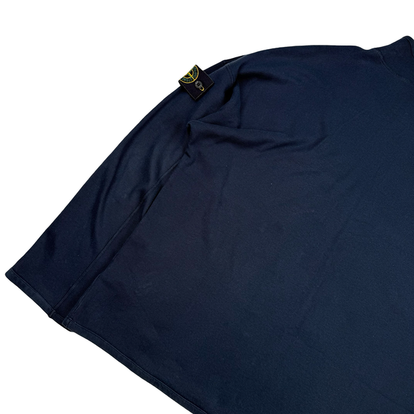Stone Island 2002 Cotton Mock Neck Vintage Jumper - XXL