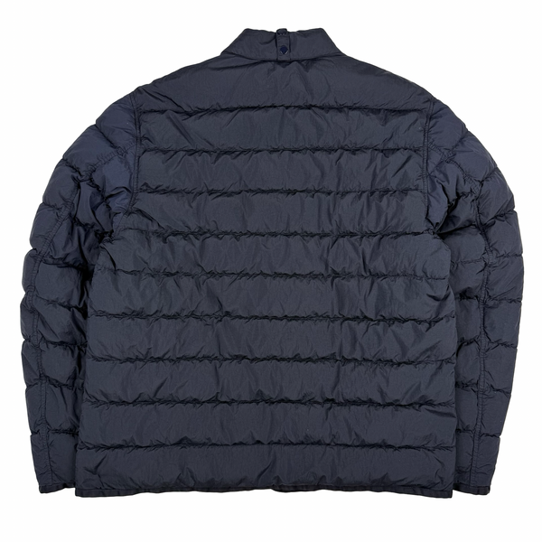 CP Company Navy Micro Kei Double Layer Hooded Goggle Field Jacket - Medium