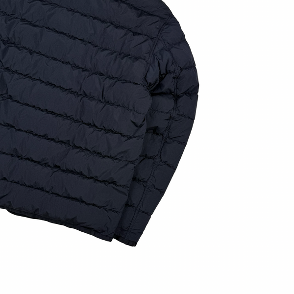 CP Company Navy Micro Kei Double Layer Hooded Goggle Field Jacket - Medium