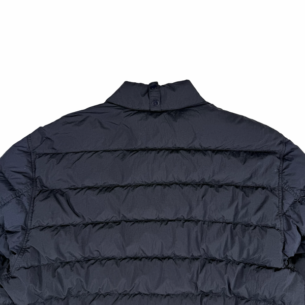 CP Company Navy Micro Kei Double Layer Hooded Goggle Field Jacket - Medium