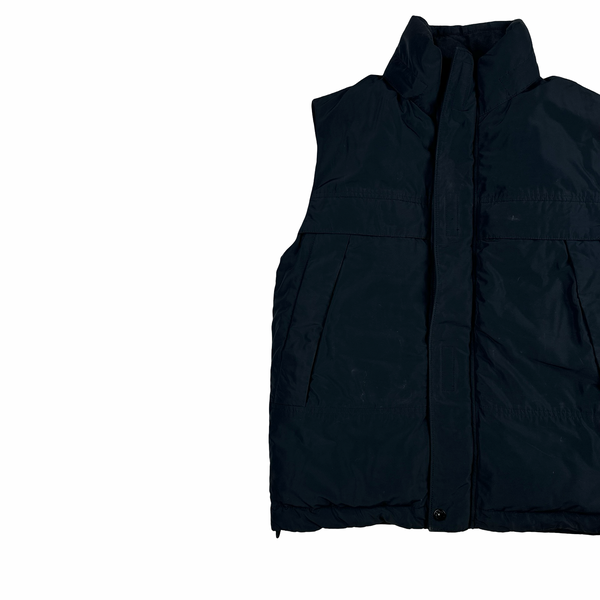 Stone Island 2020 Navy Micro Reps Down Filled Gilet - Medium
