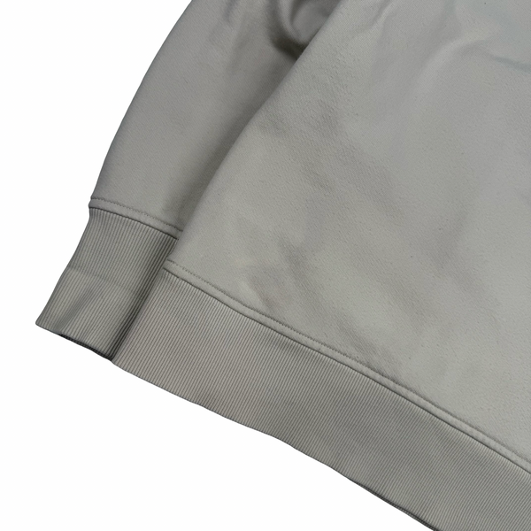CP Company Cream Cotton Lens Viewer quarter Zip Pullover- Small