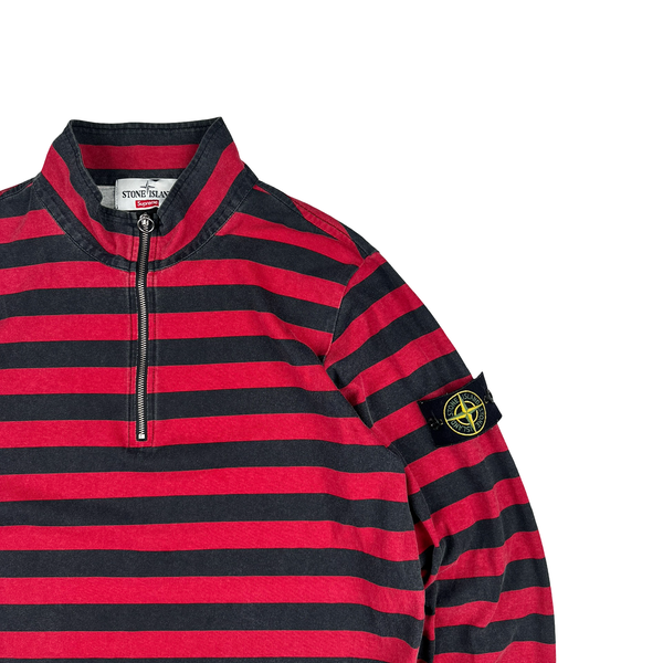 Stone Island x Supreme Striped High Neck Pullover - Medium