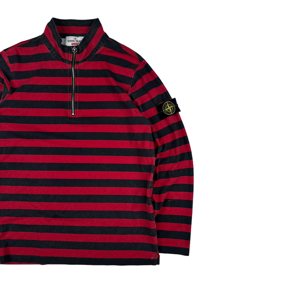 Stone Island x Supreme Striped High Neck Pullover - Medium