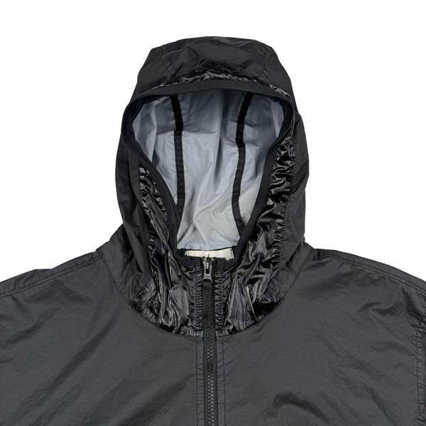 Stone Island 2023 Black Membrana 3L TC Hooded Jacket - XL