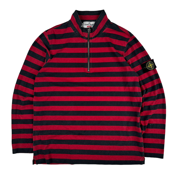 Stone Island x Supreme Striped High Neck Pullover - Medium