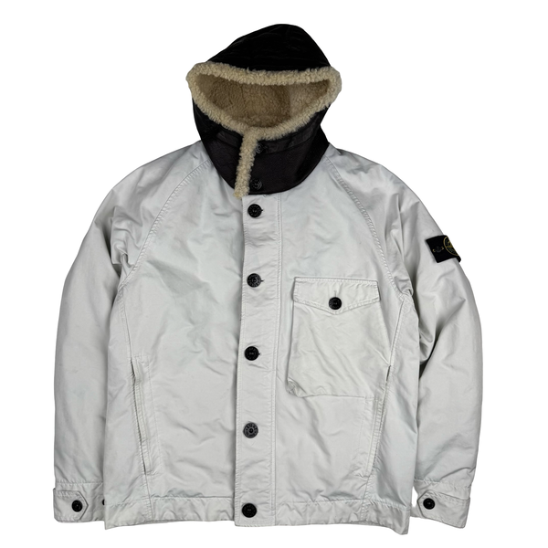 Stone Island 2017 Sherpa Sheepskin David TC Jacket - Large