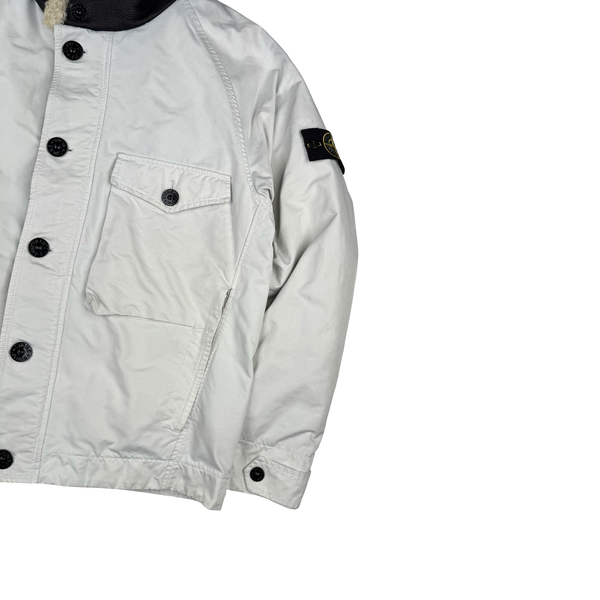 Stone Island 2017 Sherpa Sheepskin David TC Jacket - Large