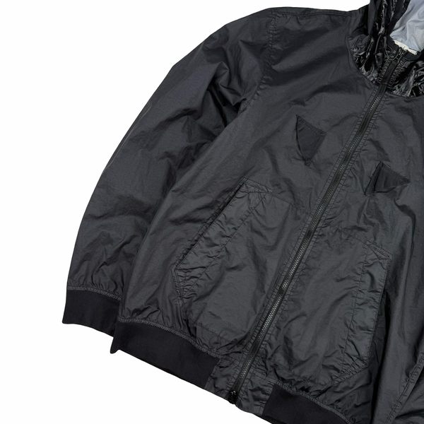 Stone Island 2023 Black Membrana 3L TC Hooded Jacket - XL