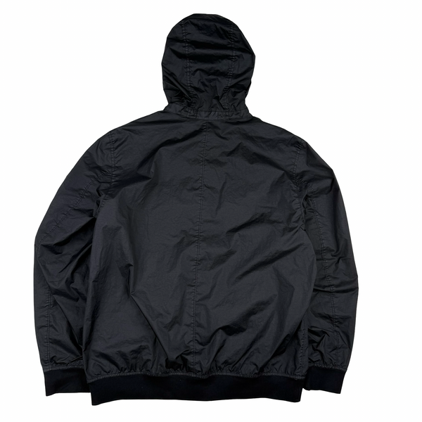 Stone Island 2023 Black Membrana 3L TC Hooded Jacket - XL