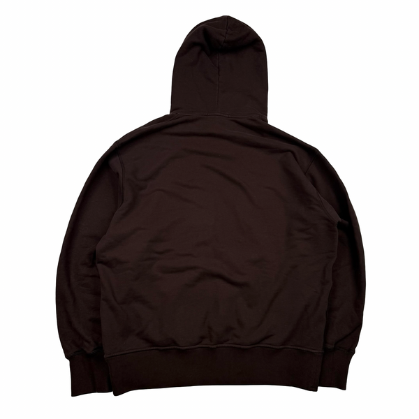 Stone Island Marina 2025 Brown Cotton Hooded Jumper - XL