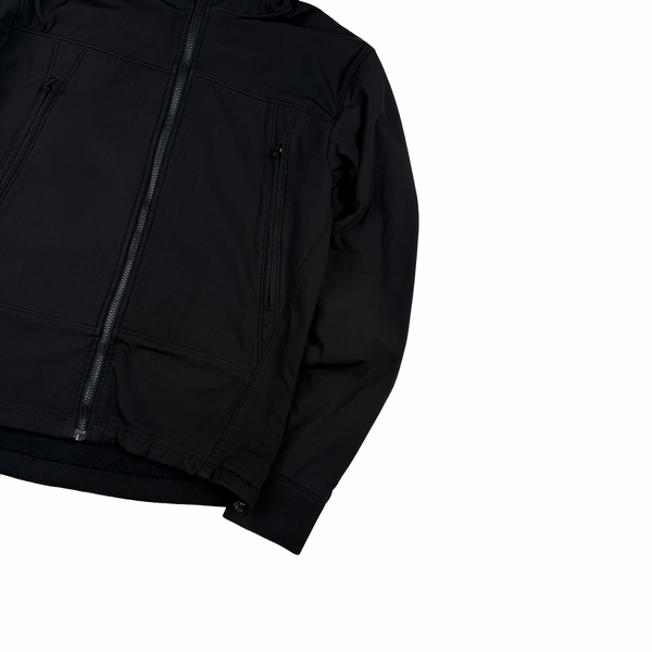 CP Company Black Soft Shell Lens View Jacket - Large