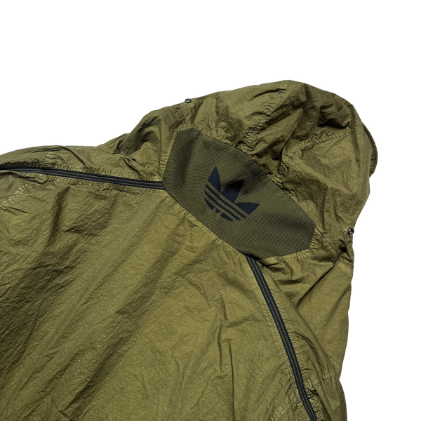CP Company x Adidas Khaki Explorer Chrome Goggle Jacket - Medium