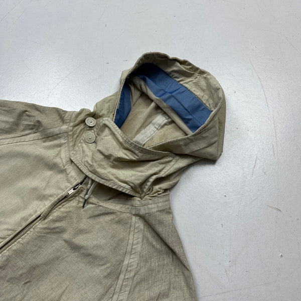 Stone Island 1999 Vintage Hooded Cotton Jacket - Large