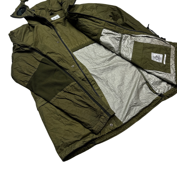 CP Company x Adidas Khaki Explorer Chrome Goggle Jacket - Medium