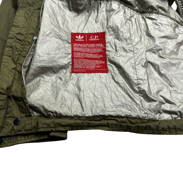 CP Company x Adidas Khaki Explorer Chrome Goggle Jacket - Medium