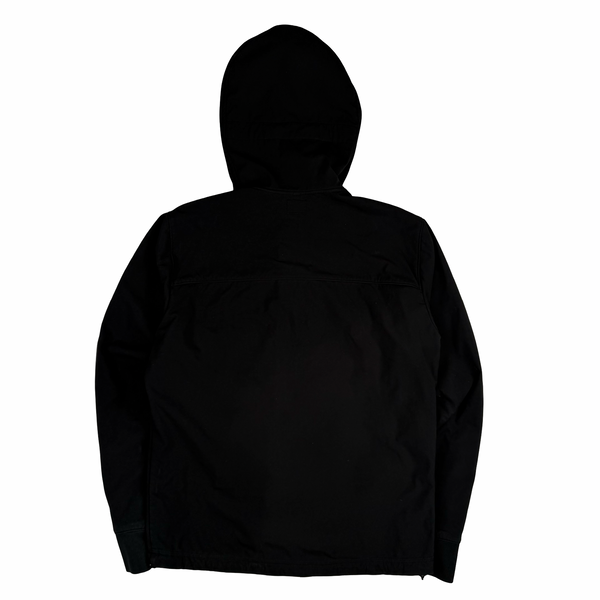 CP Company Black Soft Shell Lens View Jacket - Large