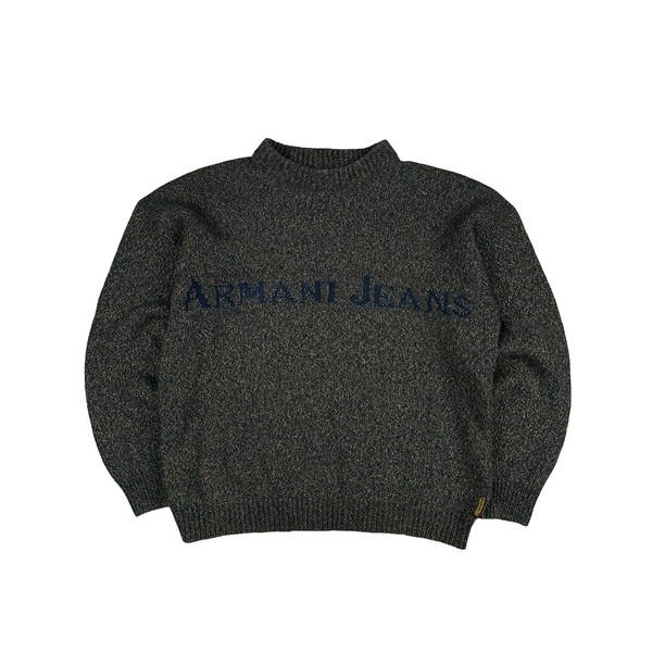 Armani Jeans 2000s Chunky Mock Neck Knit - XL