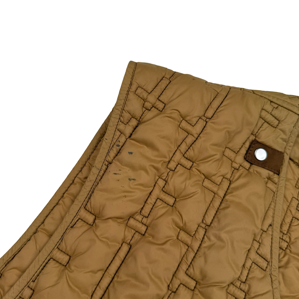 Stone Island Shadow Project 2022 Camel Quilted Zip Gilet Vest - Large