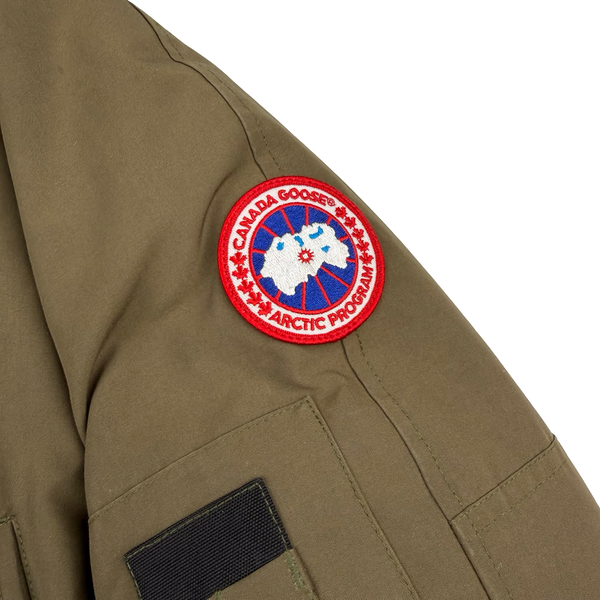 Canada Goose Khaki Chilliwack Bomber Parka Jacket - Large