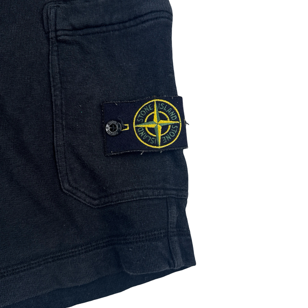 Stone Island 2016 Navy Cotton Shorts - Medium