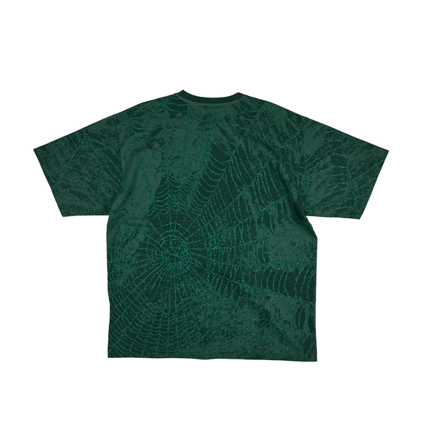 Stone Island x Supreme 2023 Green Spiderweb T Shirt - Large