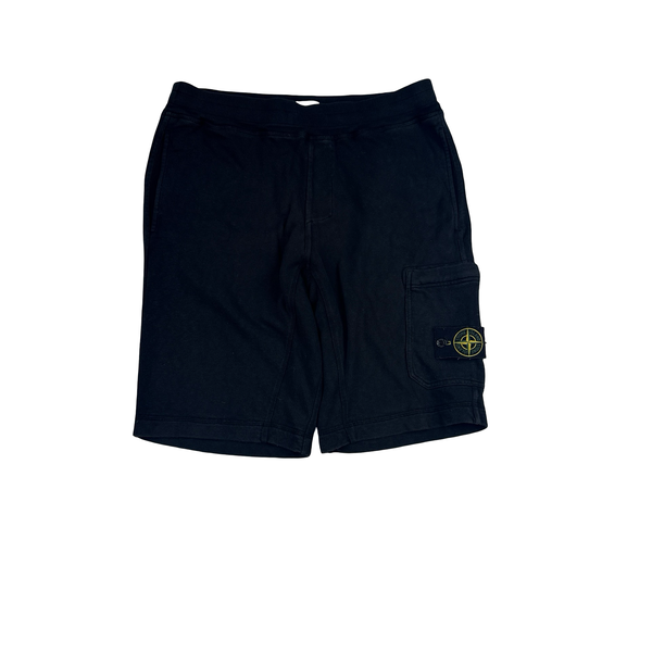 Stone Island 2016 Navy Cotton Shorts - Medium