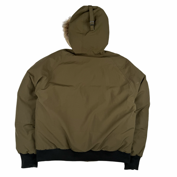 Canada Goose Khaki Chilliwack Bomber Parka Jacket - Large