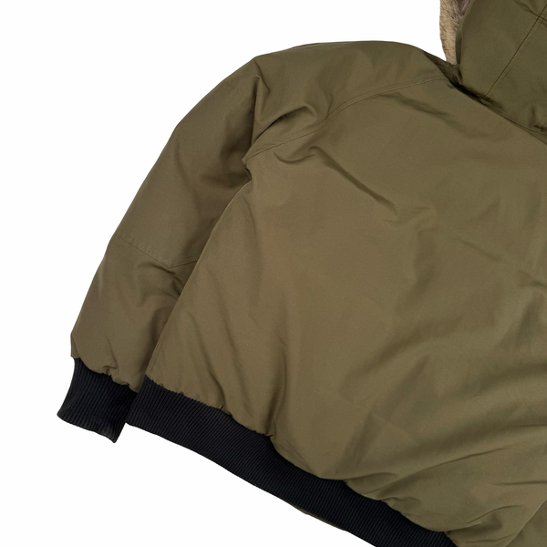 Canada Goose Khaki Chilliwack Bomber Parka Jacket - Large