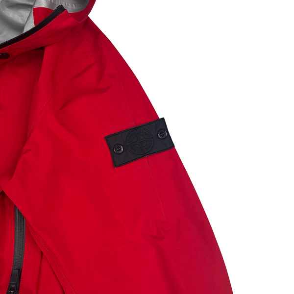 Stone Island Shadow Project Project Red Gore-tex Paclite Windproof Water-Resistant Jacket - XL
