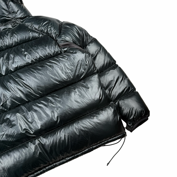 Stone Island 2017 Dark Green Pertex Quantum Fur Hood Puffer Jacket - XXL