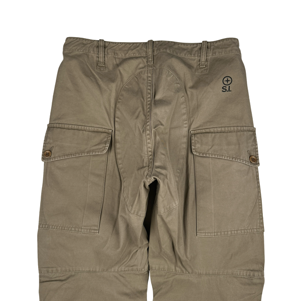 Stone Island Denims 2008 Tan Cotton Cargo Trousers - 31"
