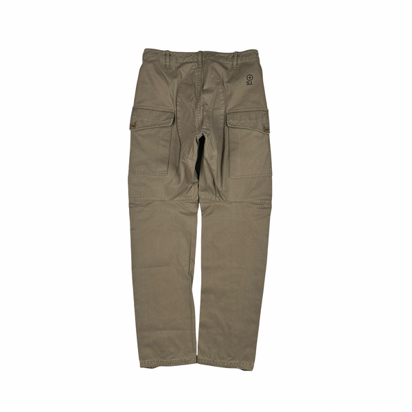 Stone Island Denims 2008 Tan Cotton Cargo Trousers - 31"