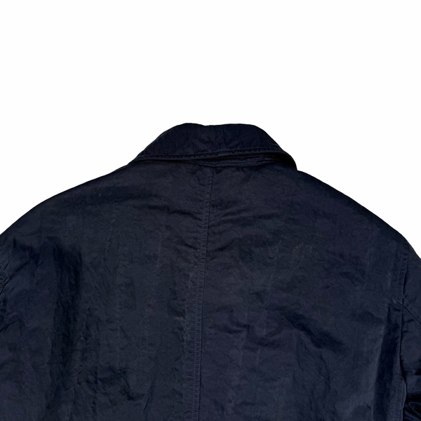 CP Company Navy Nylon B Sateen Lens Viewer Insulated Jacket - Medium (48)
