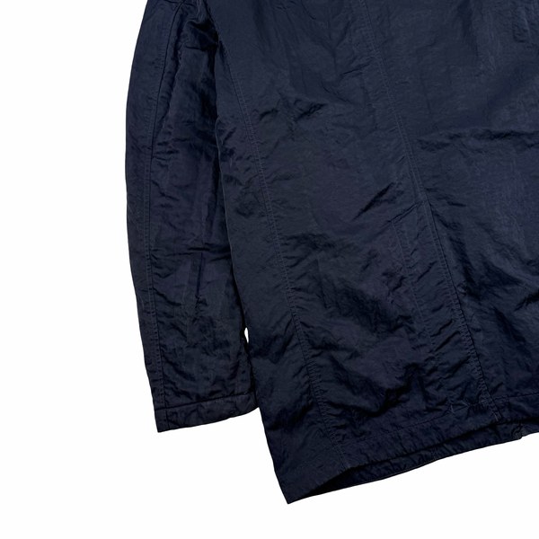 CP Company Navy Nylon B Sateen Lens Viewer Insulated Jacket - Medium (48)