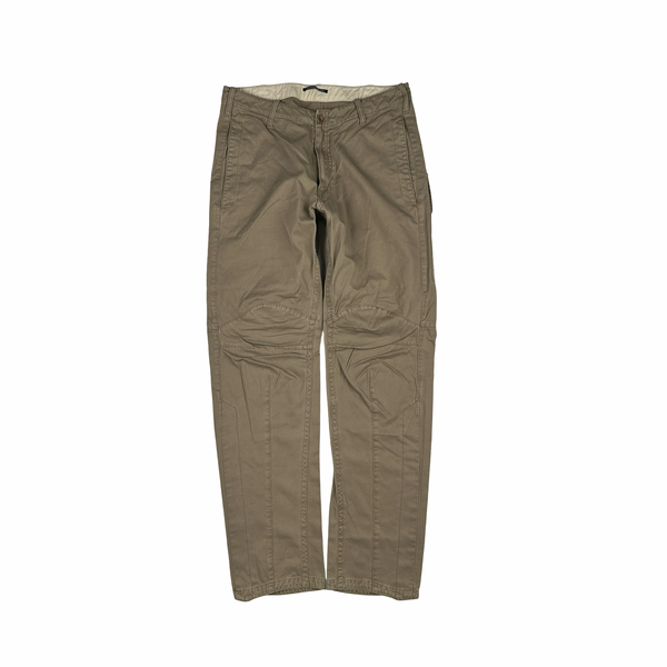 Stone Island Denims 2008 Tan Cotton Cargo Trousers - 31"