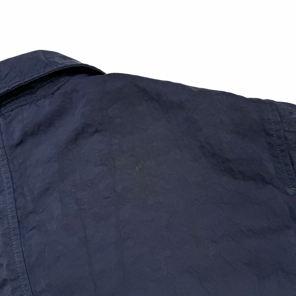 CP Company Navy Nylon B Sateen Lens Viewer Insulated Jacket - Medium (48)