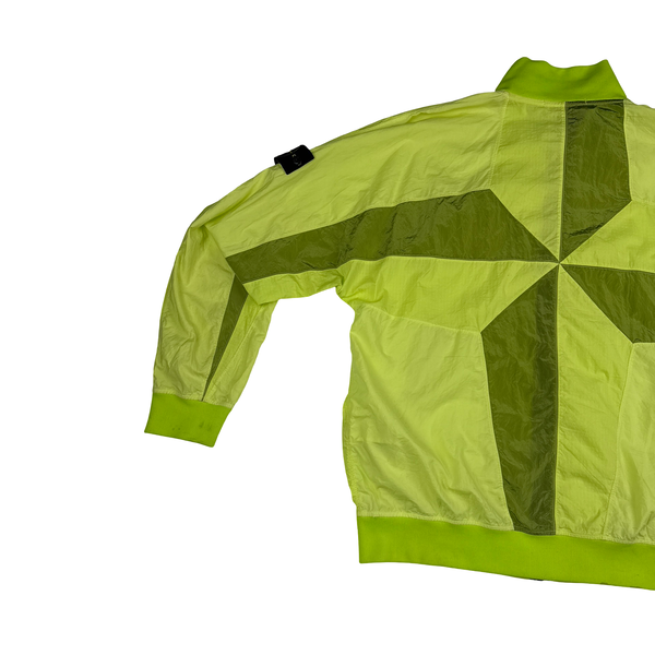 Stone Island Rip Stop Metal Compass Lightweight Zip Nylon Jacket - Large