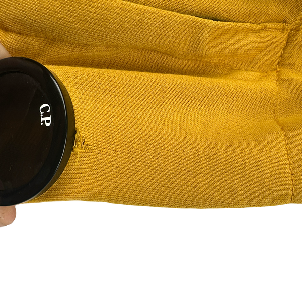 CP Company Mustard Yellow Cotton Crewneck Sweatshirt - Medium