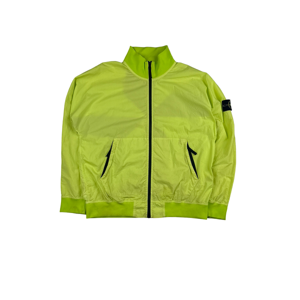 Stone Island Rip Stop Metal Compass Lightweight Zip Nylon Jacket - Large