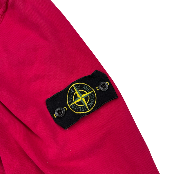 Stone Island x Supreme 2017 Ruby Reflective Hoodie - Medium