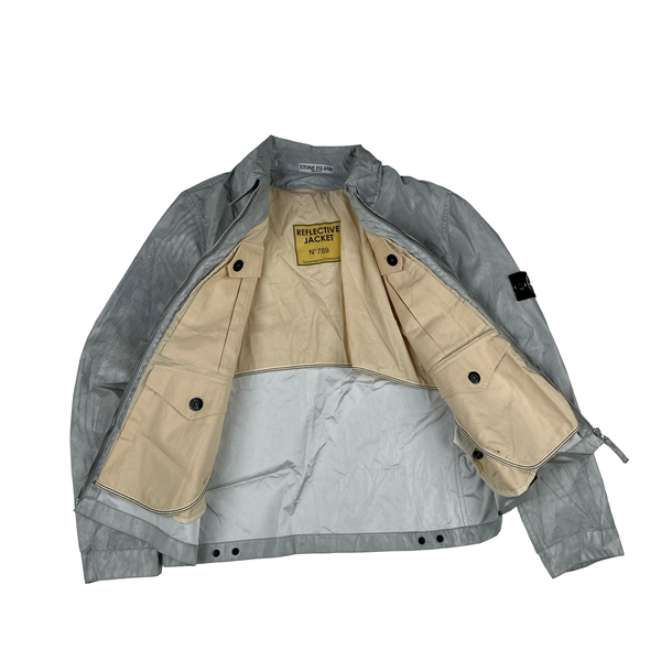 Stone Island Reflective 2006 Reflective Harrington Jacket - Large