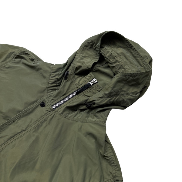 Stone Island 2021 Military Green Micro Reps Parka Jacket - XL