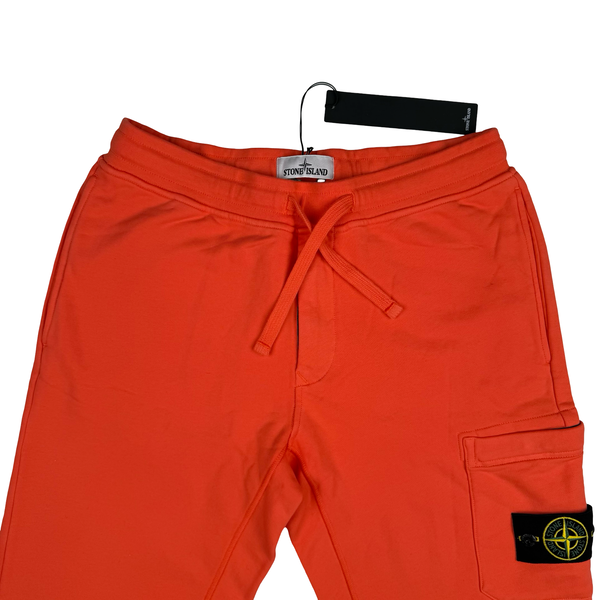 Stone Island 2022 Coral Cotton Jogging Bottoms - Medium (32")