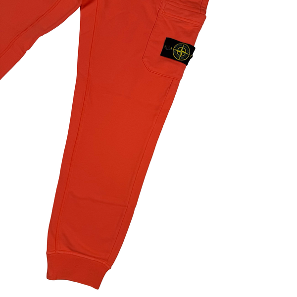 Stone Island 2022 Coral Cotton Jogging Bottoms - Medium (32")