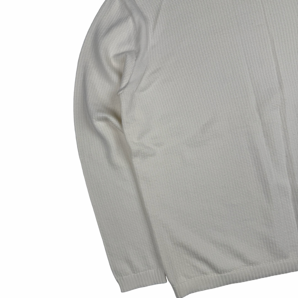 Stone Island 2026 Ivory Cotton Knit Crewneck Jumper - Medium