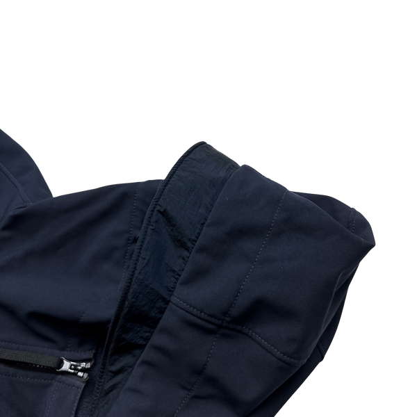 Stone Island 2022 Navy E-Dye Soft Shell Jacket - 3XL