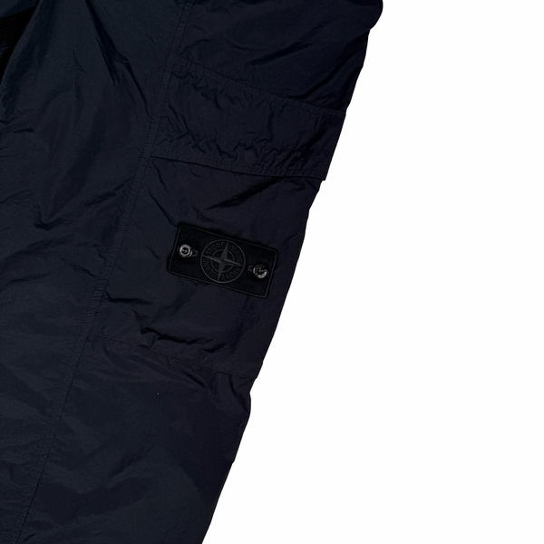 Stone Island Ghost Black Loose-Fit Cargo Pants-  Medium/Large/XL