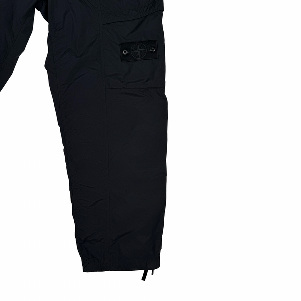 Stone Island Ghost Black Loose-Fit Cargo Pants-  Medium/Large/XL
